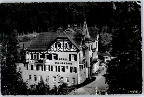 Schönmünzach Kurhaus Gasthaus Waldhorn