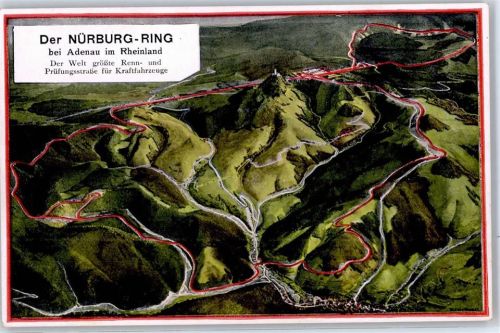 Adenau Orientierungskarte vom Nürnburgring