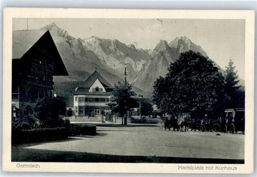 Garmisch Marktplatz Kurhaus