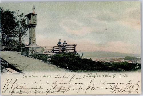 Klosterneuburg 1903 Das schwarze Kreuz