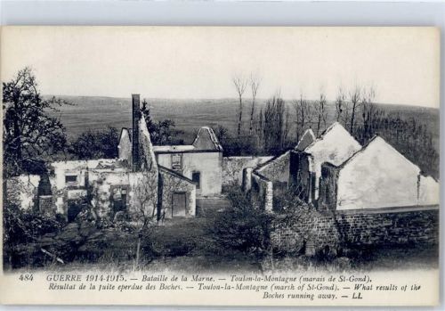 Reims Toulon-la-Montagne Bataille de la Marne Weltkrieg 1914-1915