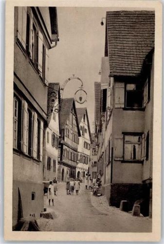 Schiltach Alte Häuserpartie in der Hinterstadt