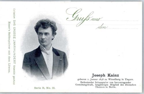 Kainz, Joseph Filmschauspieler