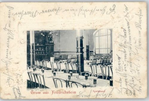 Friedrichsheim 1905 Speisesaal