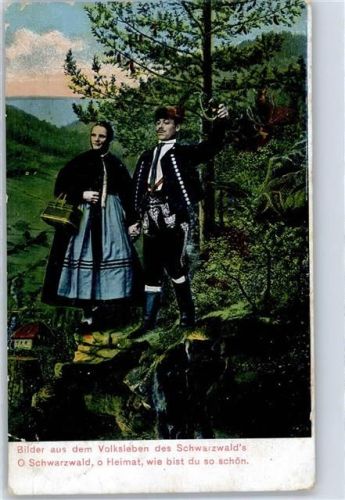 O Heimat wie bist du schön, Volksleben Schwarzwald