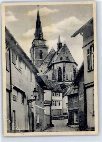 Oberursel Blick zur kath. Kirche