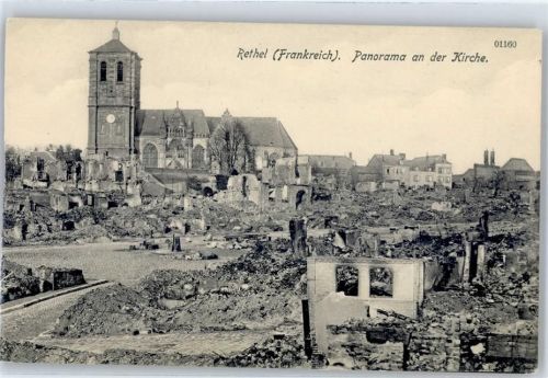 Rethel Kirche Zerstörung