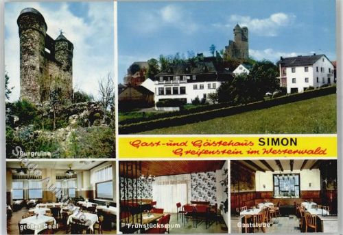 Greifenstein Gasthaus Gästehaus Simon Burgruine