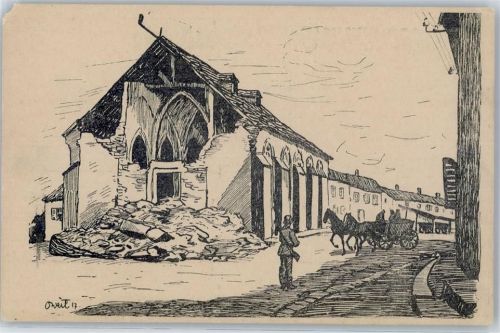 Petitmont zerstörte Kirche