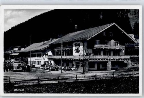 87541 W8973 Oberjoch - Gasthaus Alpengasthof Pension Löwen Oberjoch Omnibus