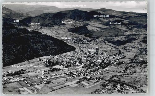 Schopfheim Fliegeraufnahme