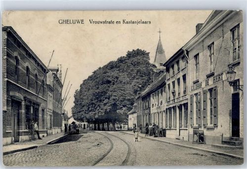 Gheluwe Kirchturm Feldpost WK I