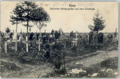 Essey-et-Maizerais Friedhof Kriegerdenkmal Feldpost WK I