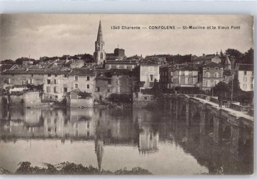Confolens St Maxime et le Vieux Pont