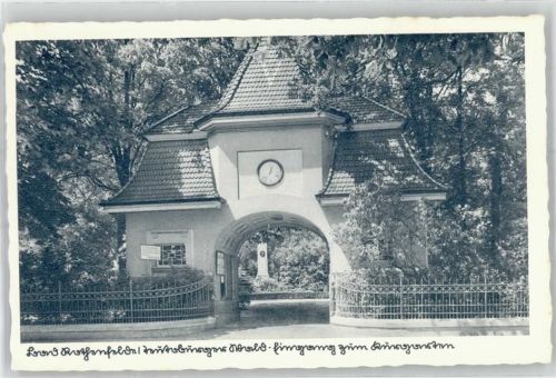 Bad Rothenfelde Eingang zum Kurgarten