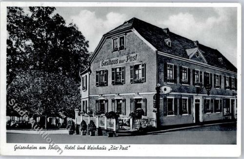 65366 W6222 Geisenheim , Rheingau - Hotel Gasthaus zur Post