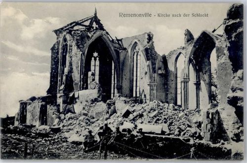 Remenoville 1915 Kirche WK I