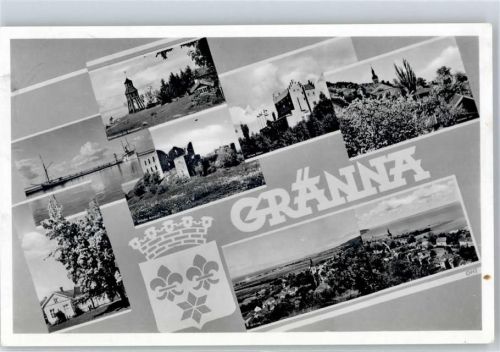 Gränna 1955 Wappen Burg