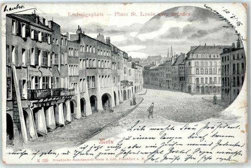 Metz 1901 Ludwigsplatz