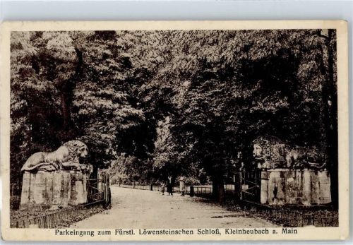 63924 W8764 Kleinheubach - Löwensteinsches Schloss Parkeingang