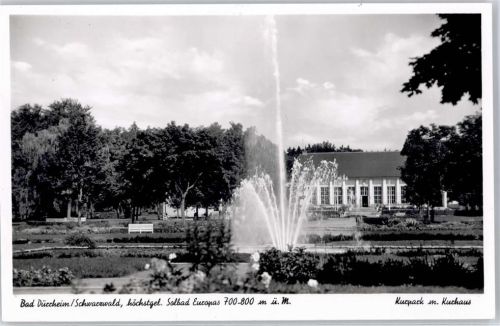Bad Dürrheim Kurpark Kurhaus