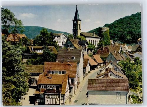 Lindenfels Blick auf Stadt und Fürther Tor