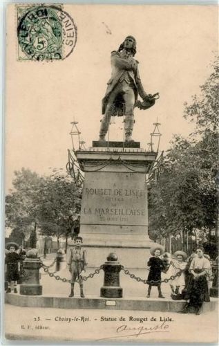 Choisy-le-Roi 1907 Denkmal Statue de Rouget de Lisle