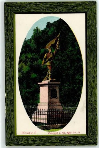Woerth Denkmal des Infanterie Regiments Nr 88