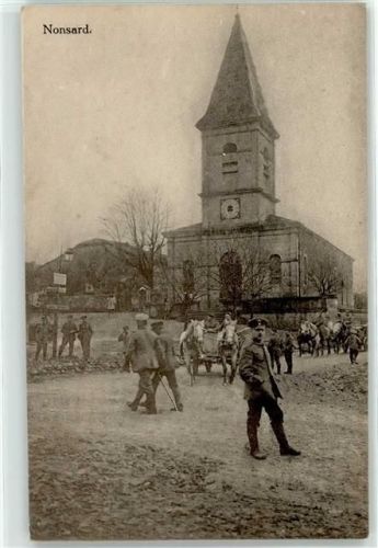Nonsard-Lamarche 1915 Feldpost Kirche