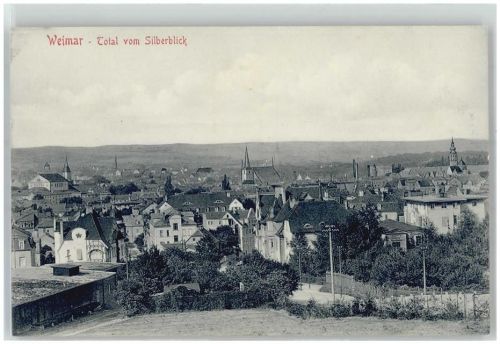 99423 O5300 Weimar , Thür - Blick vom Silberblick