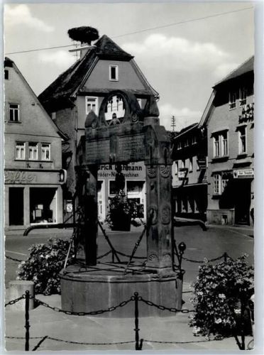 Nidda Martplatz Brunnen