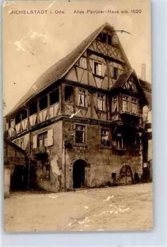 Michelstadt 1918 Fachwerk Patrizierhaus