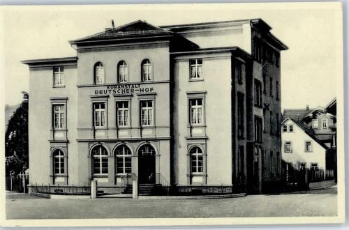 Bad Mergentheim Kuranstalt Deutscher Hof