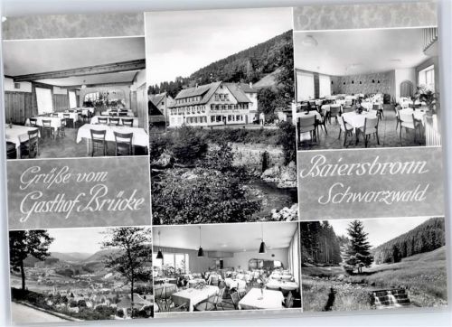 72270 W7292 Baiersbronn - Gasthaus Pension zur Brücke