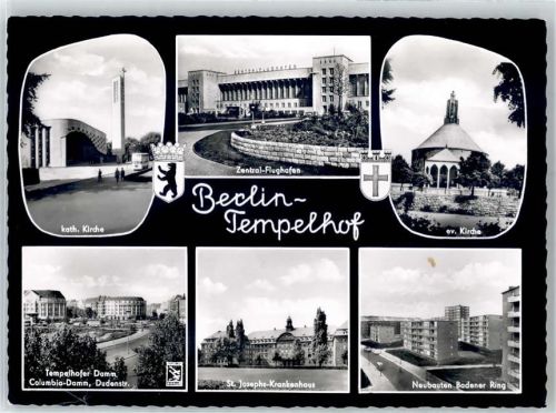 Tempelhof Kath. Kirche Ev. Kirche Krankenhaus