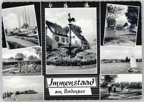 88090 W7997 Immenstaad am Bodensee - Schwimmbad Minigolf