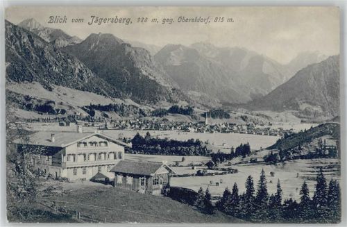 Oberstdorf Blick vom Jägersberg