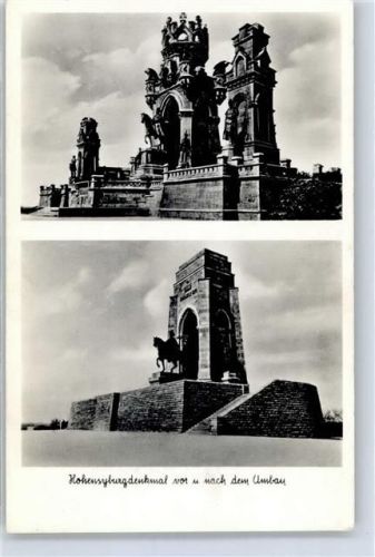 Dortmund Hohensyburgdenkmal vorher nachher