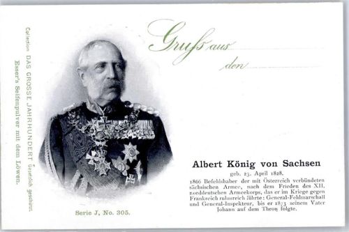 König Albert Adel Sachsen