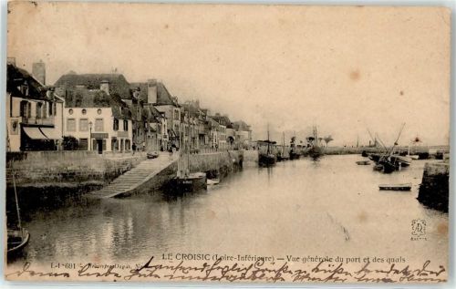 Le Croisic 1904 Hafen
