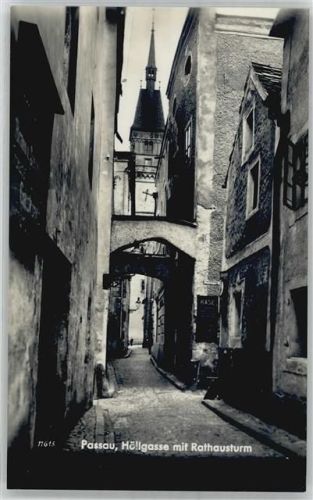 Passau Höllgasse Rathausturm