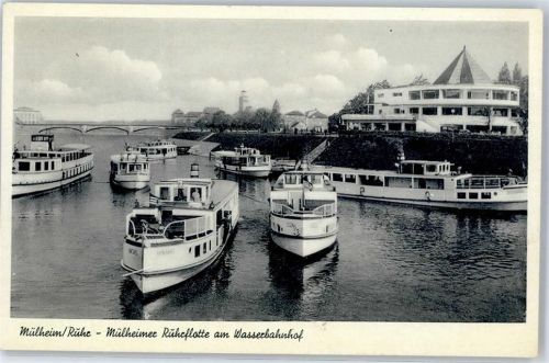 45468 W4330 Mülheim an der Ruhr - Ruhrflotte am Wasserbahnhof