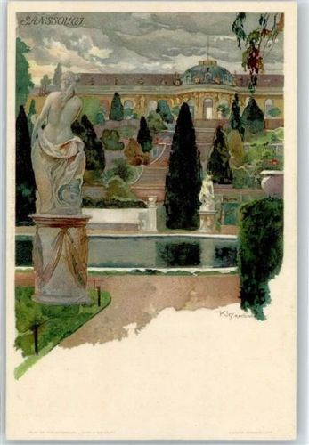 Potsdam Sanssouci sign. Kley