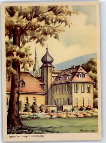 Heidelberg Jugendherberge sign. Weitenweber