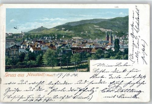 Neustadt 1904 Blick auf Neustadt