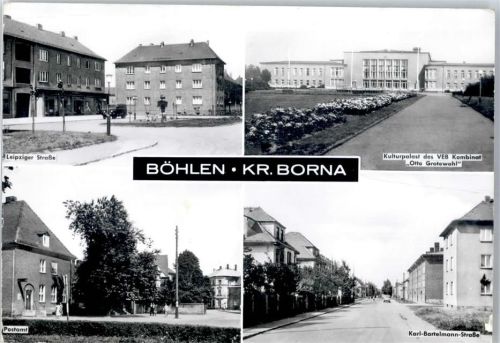 Böhlen Leipziger Straße Postamt Karl-Bartelmann-Straße