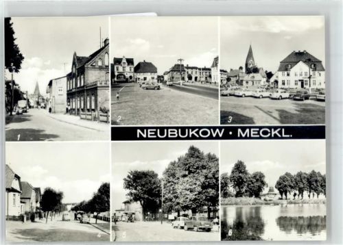Neubukow Marktplatz Rathaus Markt Bahnhof Mühlenteich