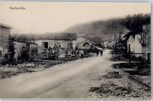 Herbeville Dorfstrasse Soldaten