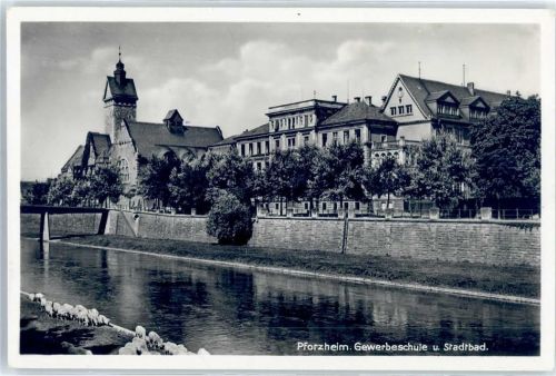 75172 W7530 Pforzheim - Gewerbeschule Stadtbad
