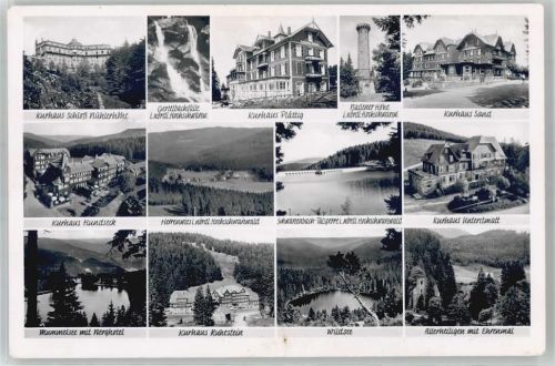 77876 W7594 Kappelrodeck - Kurhaus Schloss Bühlerhöhe Kurhaus Plättig Kurhaus Unterstmatt